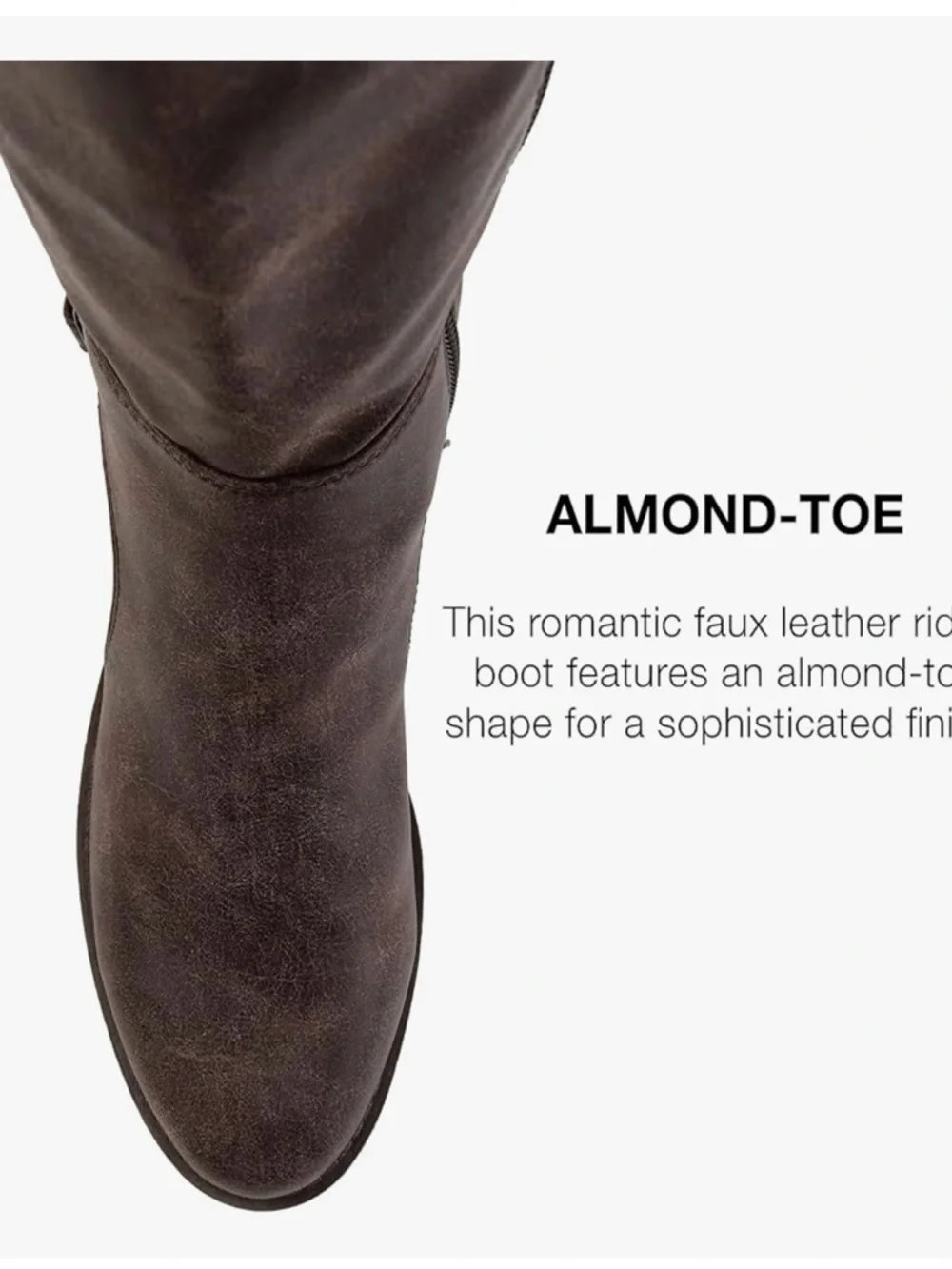 New Journee Collection Women's Carly Extra Wide Calf Belted Knee High Boots 9